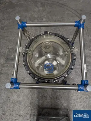 USED QVF 100 Liter QVF Glass Vacuum Receiver
