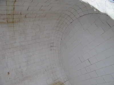 80" x 72" Netzsch Pebble Mill, 940 gallons, Ceramic Alumina Brick Lined, Unused