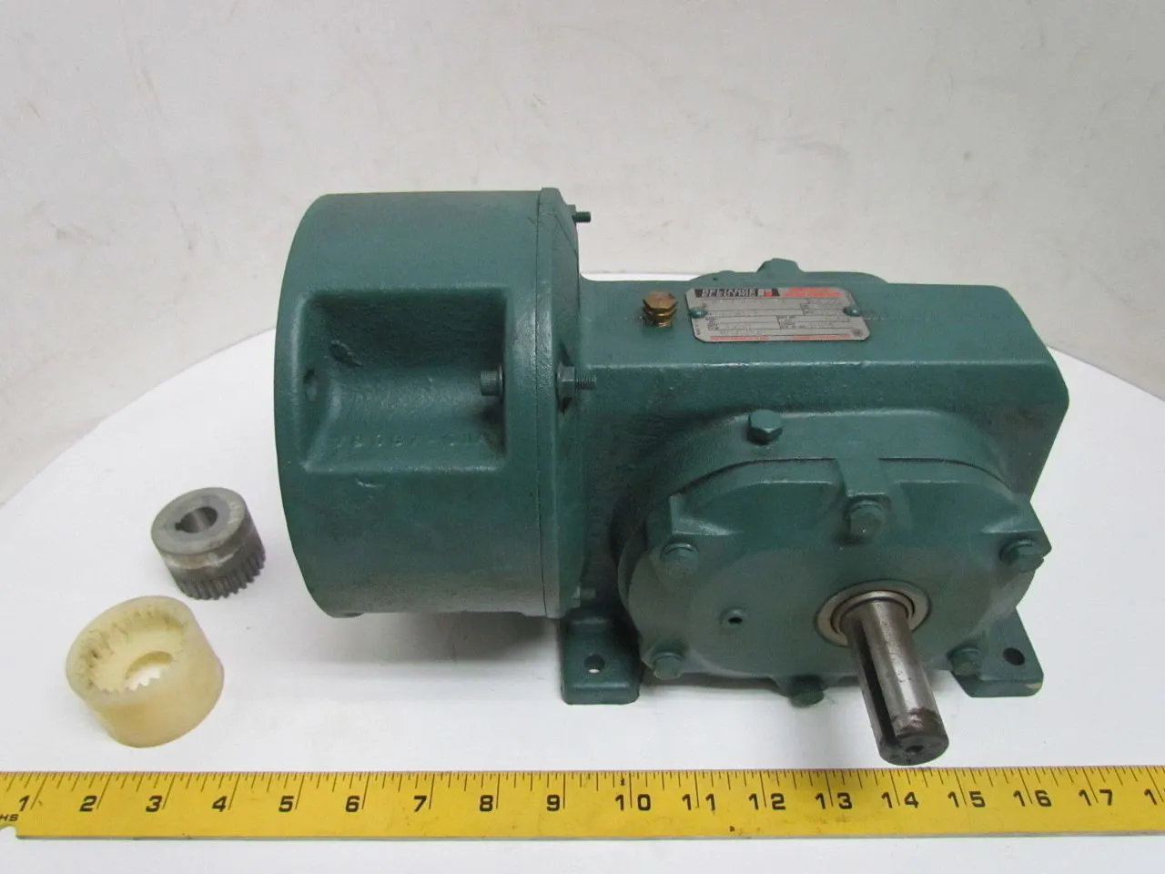 Dodge  Master XL Speed Reducer Gear Box 50:1 1750RPM .69HP 56C Frame Dual Output