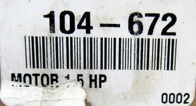 NEW THERMO KING 104-672 MOTOR B79Q6652M-AC 2C24325G01 1040672 1.5HP 230V 104672