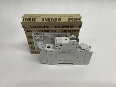 USED SIEMENS MINIATURE CIRCUIT BREAKER 1-POLE 6A