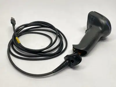 USED HONEYWELL HANDHELD BARCODE SCANNER W/ CBL-500-300-S00 CABLE