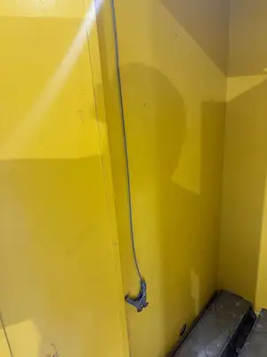 31531565 | Flammable Liquid Storage Cabinet, Safety Yellow, 31.5"x31.5"x65" No Key - Used