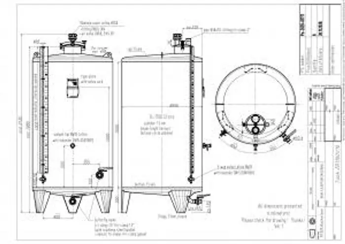 New Stock Letina 290 Gallon / 1100L SW Storage Tank