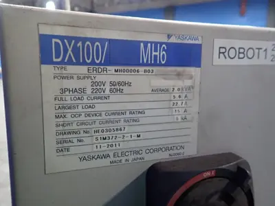 Used 2011 YASKAWA MOTOMAN MOTOMANMH6 Robots | HGR 24 #734578