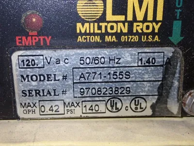 USED LMI MILTON ROY A771155S