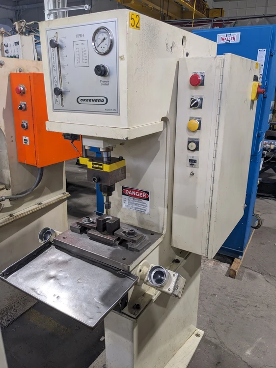 Used 2008 GREENERD PRESSES GREENERD HPB-5 PRESS C-Frame Presses | Alma Machinery #899591