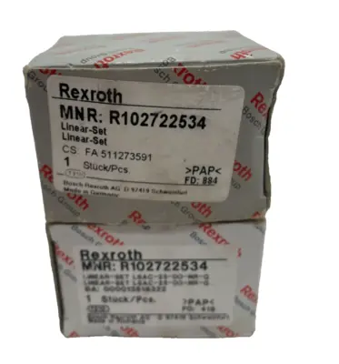 NEW REXROTH R102722534 PILLOWBLOCK BEARING 25MM BORE LOT OF 2