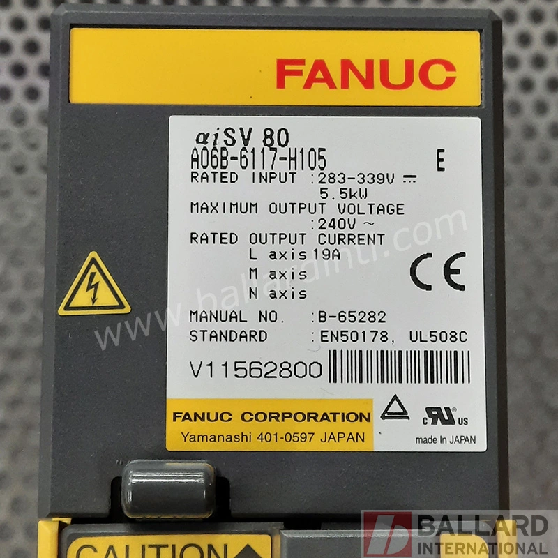 FANUC 7th Axis Servo Amplifier aiSV 80