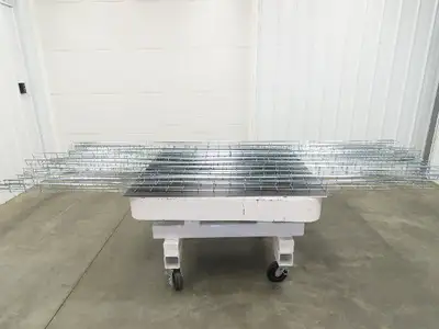 Husky WBS22-4-3M-EZ Cable Tray 2"x8"x8' Easy Connect Wire Basket Lot of 13