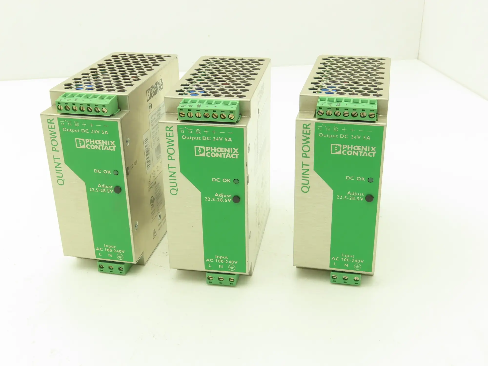Phoenix Contact QUINT-PS-100-240AC/24DC/5 2938581 Power Supply 24VDC/5A Lot of 3