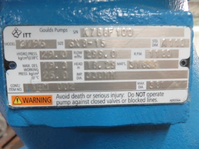 USED Goulds 3196 XLTi