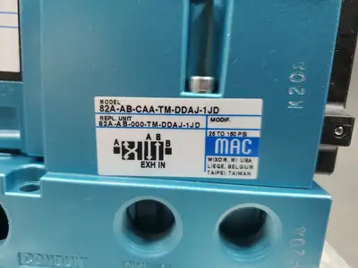 MAC 82A-AB-CAA-TM-DDAJ-1JD Solenoid Valve w/TM-DDAJ-JD Module. 6A-12