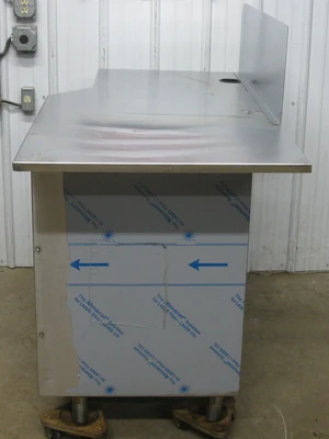 142-0751 57″ Stainless Steel Heavy Duty Prep Cabinet