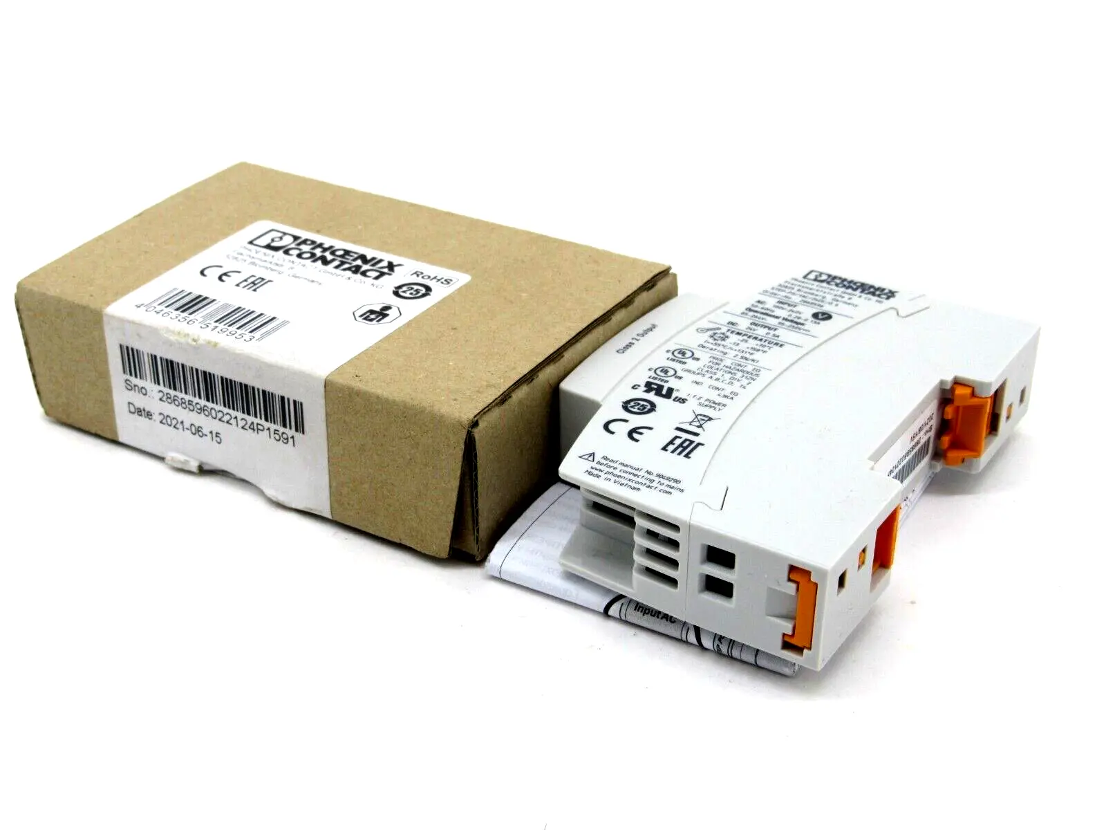 NEW PHOENIX CONTACT STEP-PS/ 1AC/24DC/0.5 POWER SUPPLY STEPPS1AC24DC05