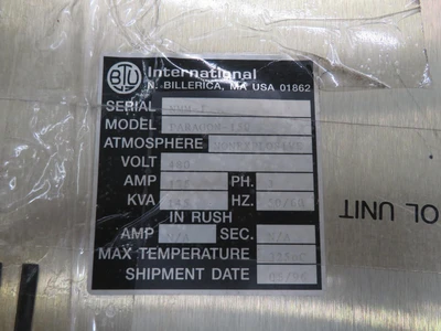 Used BTU _UNKNOWN_ Programmable Logic Controllers | OCO Industrial #1665343