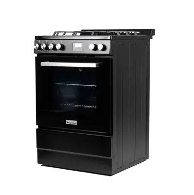 Magic Chef 24 IN 4-BURNER FREESTANDING GAS RANGE IN BLACK