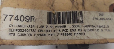 NEW Parker 01.50-CKJ-2AUS18A18AC-2.5
