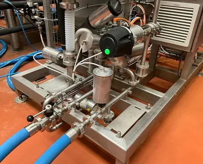 Westfalia GSC 18-06-077 Hydrostop clarifier skid, 316SS.