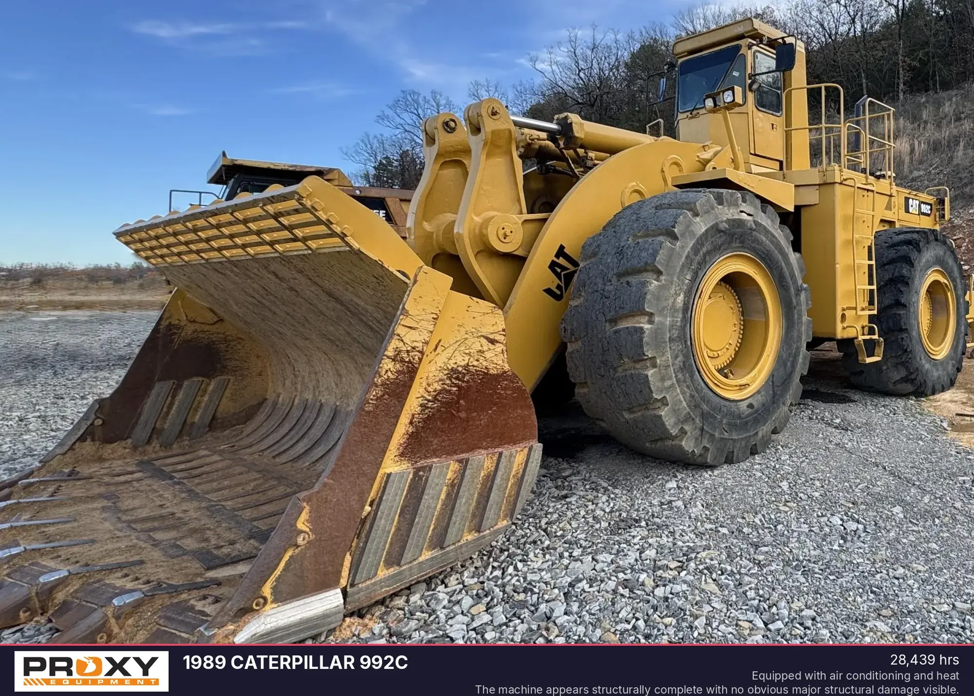 Used 1989 CATERPILLAR 992C Wheel Loaders Oklahoma US | Proxy Equipment #1381745