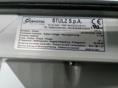 USED COSMOTEC INDUSTRIAL COOLING GHV30P2203
