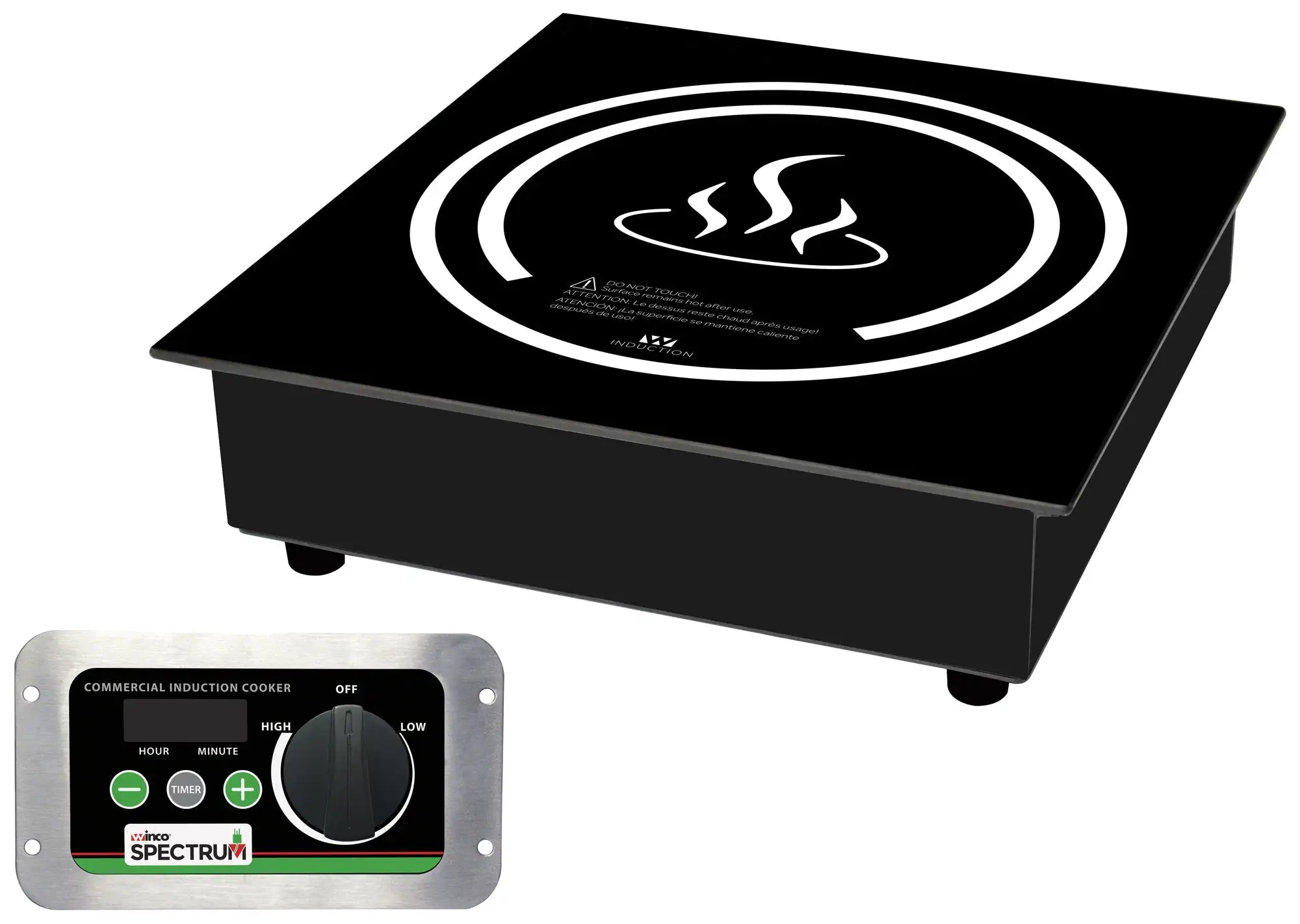 Winco Commercial Drop-In Induction Cooker, 240V, 3400W (2 Set)