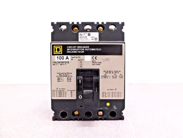 Used Square D FAL341001212 Circuit Breakers Ohio US | Equipment Recovery Corp. #1331034