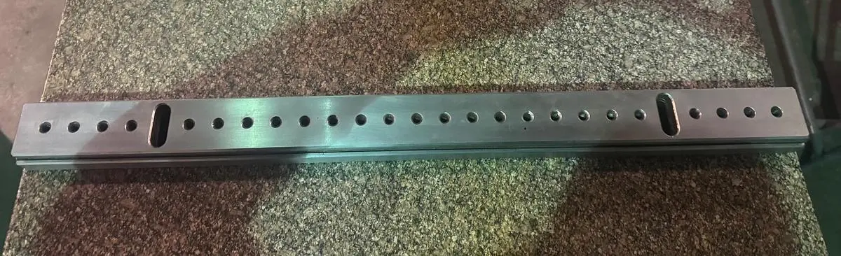 Sodick Work Holding Ruler 27 1/2"L x 2 1/4"W x 1 1//4"H