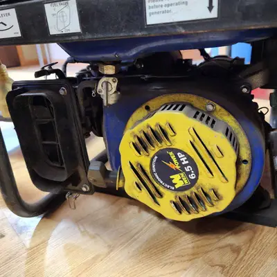 WEN 3500 Watt Portable Generator with 6.5HP engine - Needs new On/Off Button