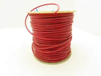 Polyconn 1C-157-05 RED 95A PUR Polyurethane Red Hose Tubing  500' Roll 1/8X1/16"