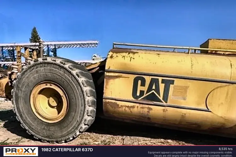 Used 1982 CATERPILLAR 637D Water Trucks California US | Proxy Equipment #1377873