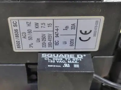 USED SQUARE D 8536SCO3V02S
