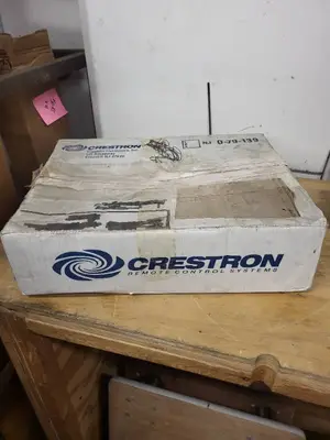 Crestron BB-5000 Back Box with Mounting Hardware and Documentation