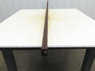 Press Brake Die 97-1/16" Long 90° V 1/4" W 5/32" Deep 1-3/4" H 1/2" Tang