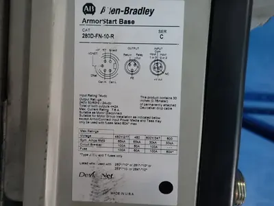 USED ALLENBRADLEY 280DF12Z10CGRW3P1