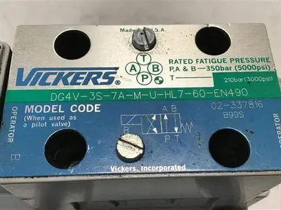 USED VICKERS DG4V-3S-7A-M-U-HL7-60-EN490