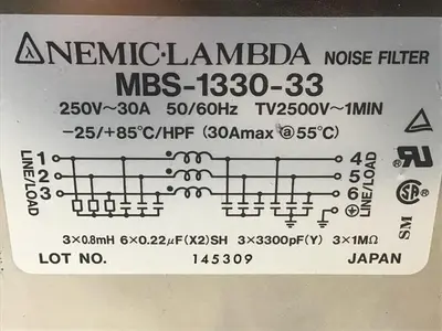 USED NEMIC-LAMBDA MBS-1330-33