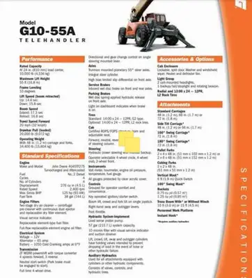 Used 2012 JLG G10-55A Misc Forklifts Michigan US | All Used Stone Equipment #1560303