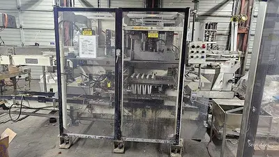 Hartness Lowering Head Case Packer