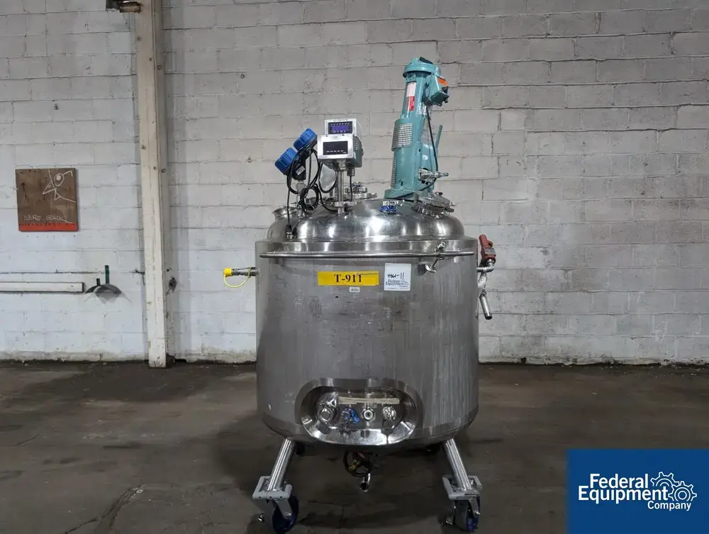 USED Precision 550 Liter Precision Stainless Reactor, 316L S/S, 45/100#