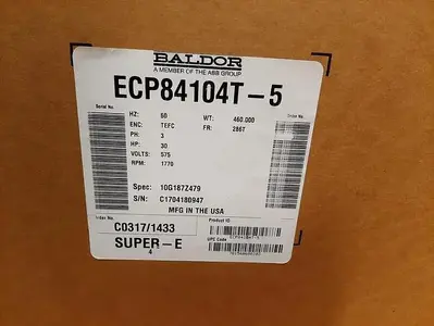 NEW BALDOR ECP84104T-5