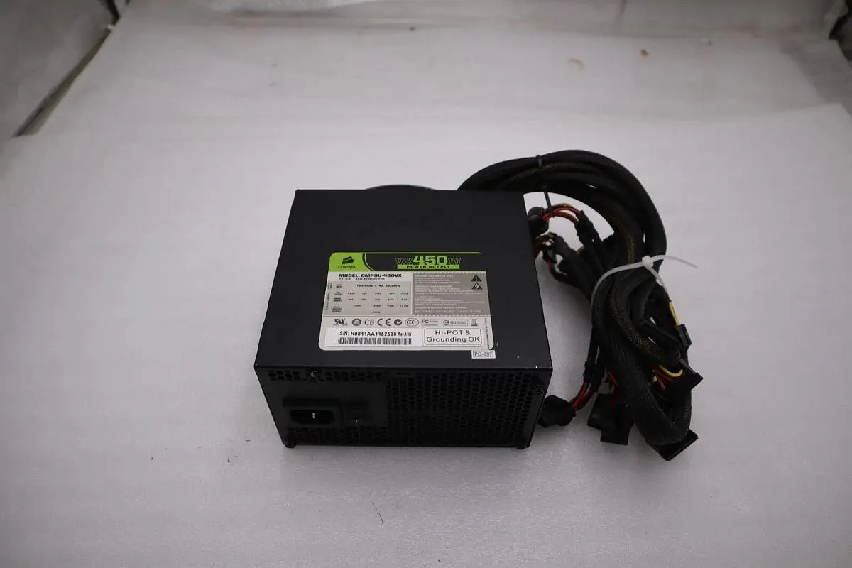 CORSAIR CMPSU-450VX 450 W ATX12V V2.2 80 PLUS  Active PFC Compat STOCK H1241
