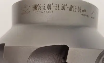 USED ZHUZHOU CUTTING TOOLS EMP02-5.00”-B1.50” AP16-08