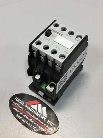Used SIEMENS 3TF4010-0A PLC Contactors | Ideal Machinery #621969