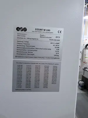 Used 2015 EOS M280 3D Printers Texas US | Machine Tool Bids #1321690