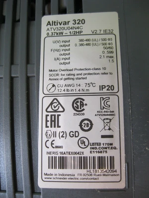 USED Schneider Electric ATV320U04N4C