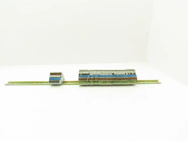 Wago 280 4-Wire 20A Grounding Terminal 380V 2.5mm² 20A DIN Rail 31" Lot of 64