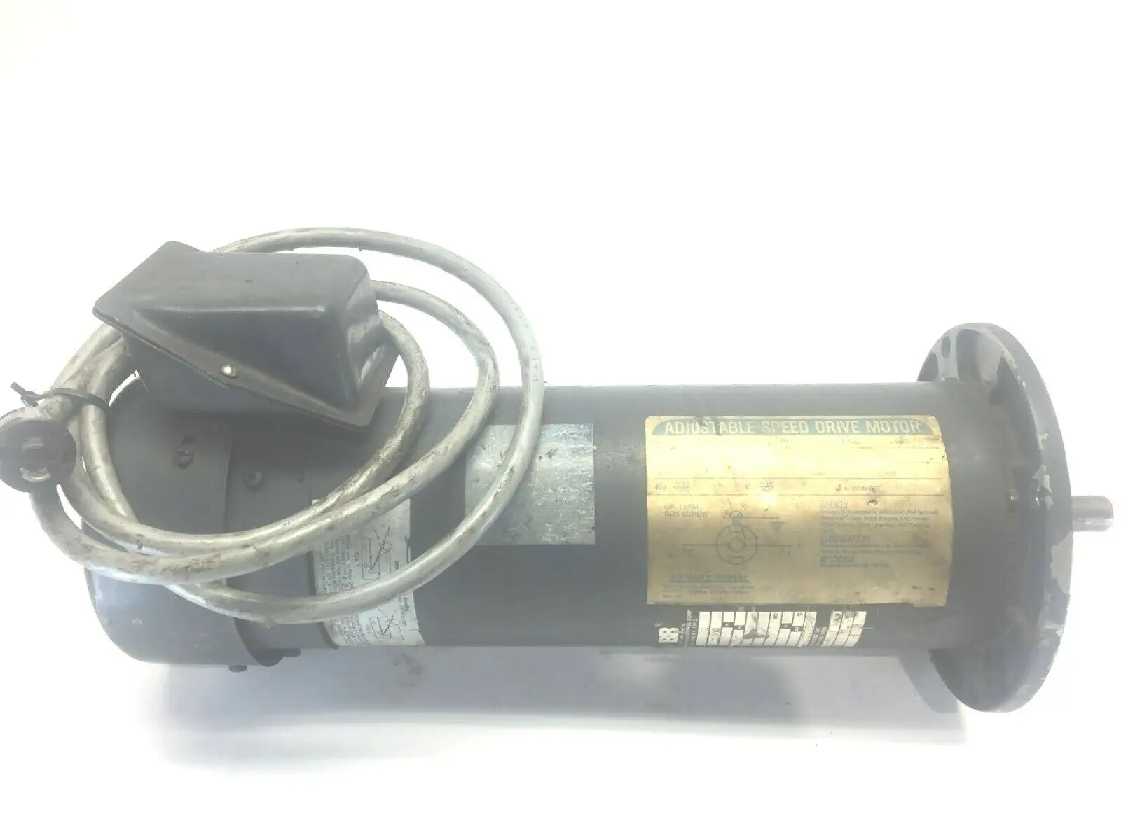 USED B&B ADJUSTABLE SPEED DRIVE MOTOR