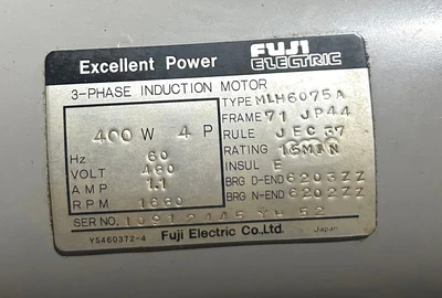 USED FUJI ELECTRIC MLH6075A