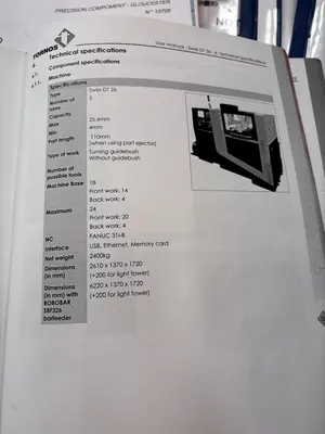 Used 2016 _UNKNOWN_ _UNKNOWN_ Swiss Type Automatic Screw Machines GB | Apex Auctions #1552220